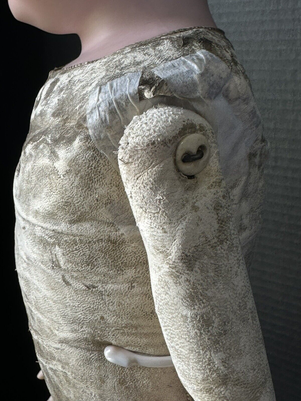 Antique JDK Kestner Mold 154  Bisque Head/Shoulder Leather Body 26” Doll