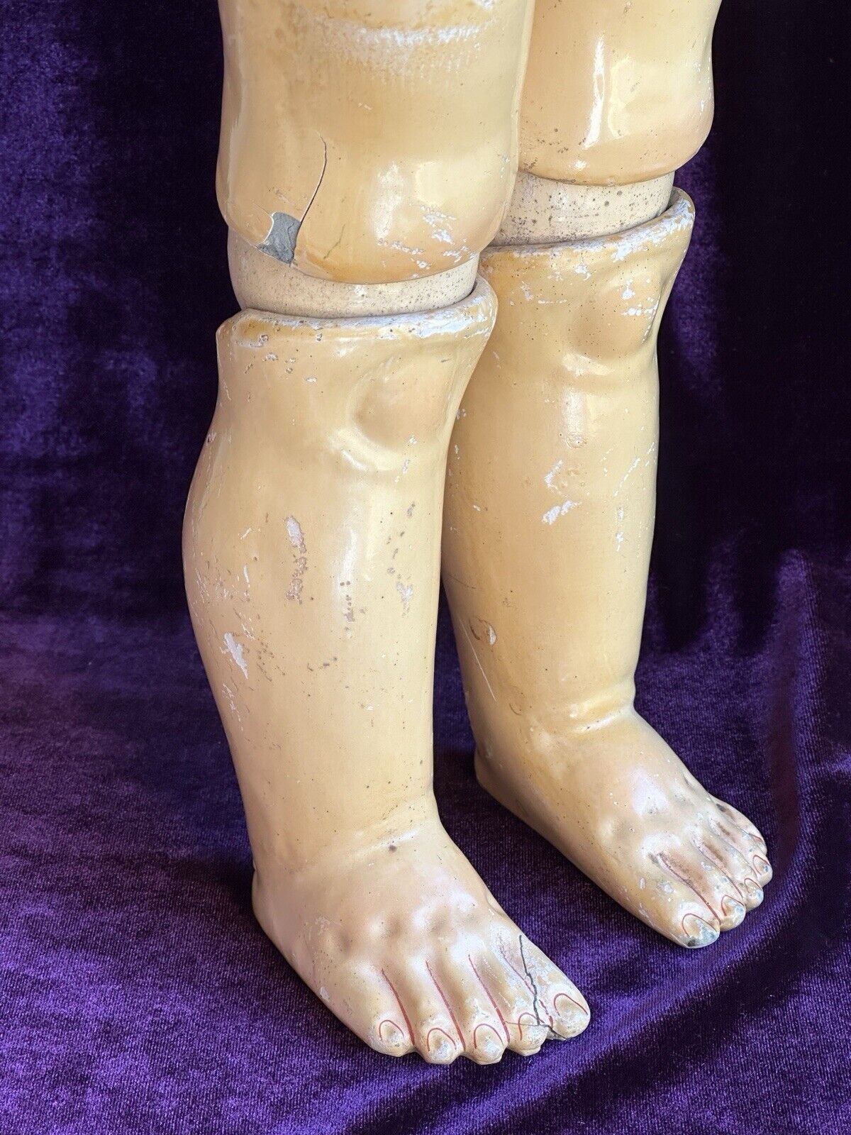 Antique German 29” Halbig Reinhardt 117 n Mein Liebling Flirty Eyes Bisque Doll