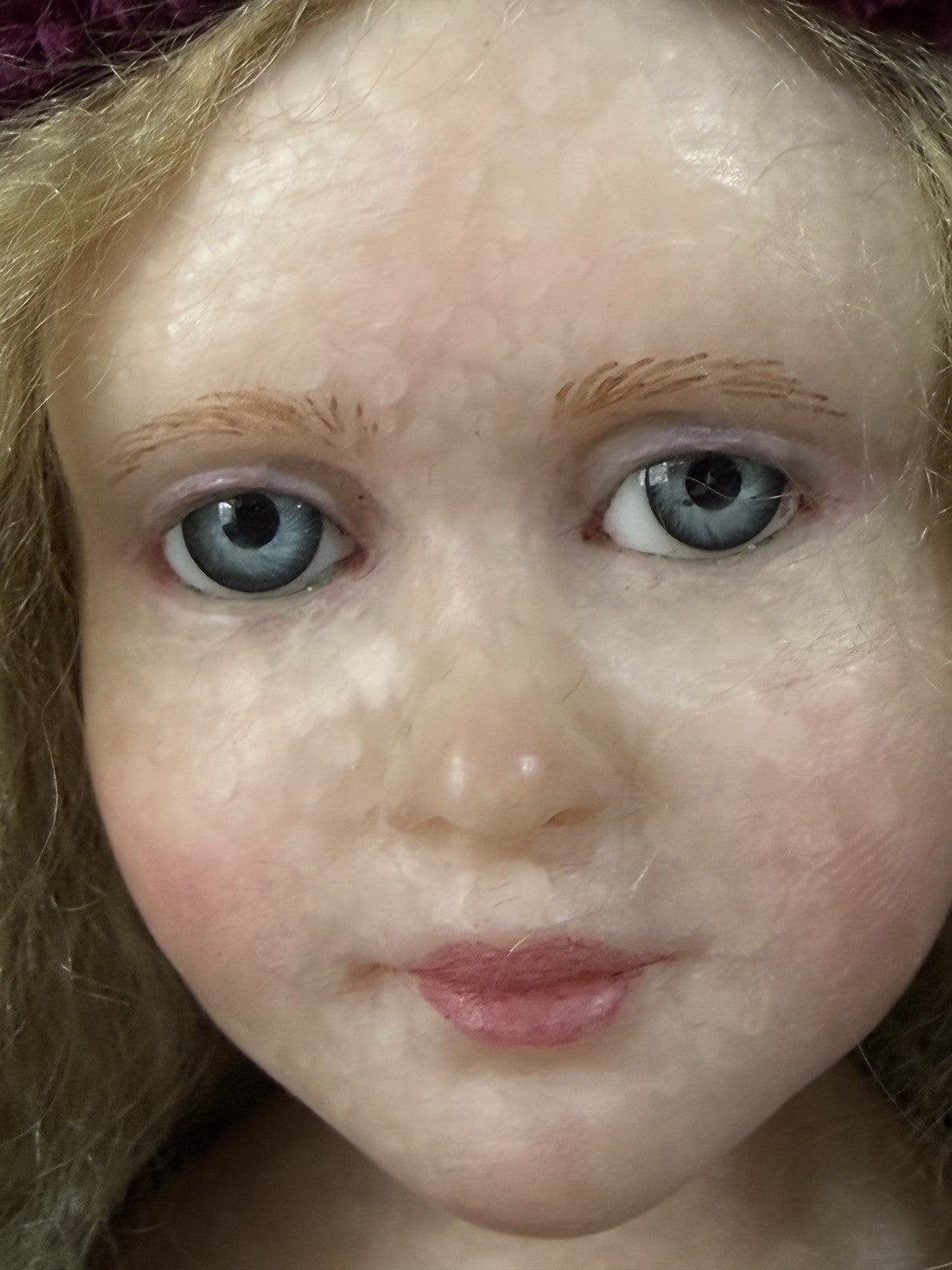 OOAK Collectible Polymer Fimo 15” Doll By Artist Edna Dali Original Box