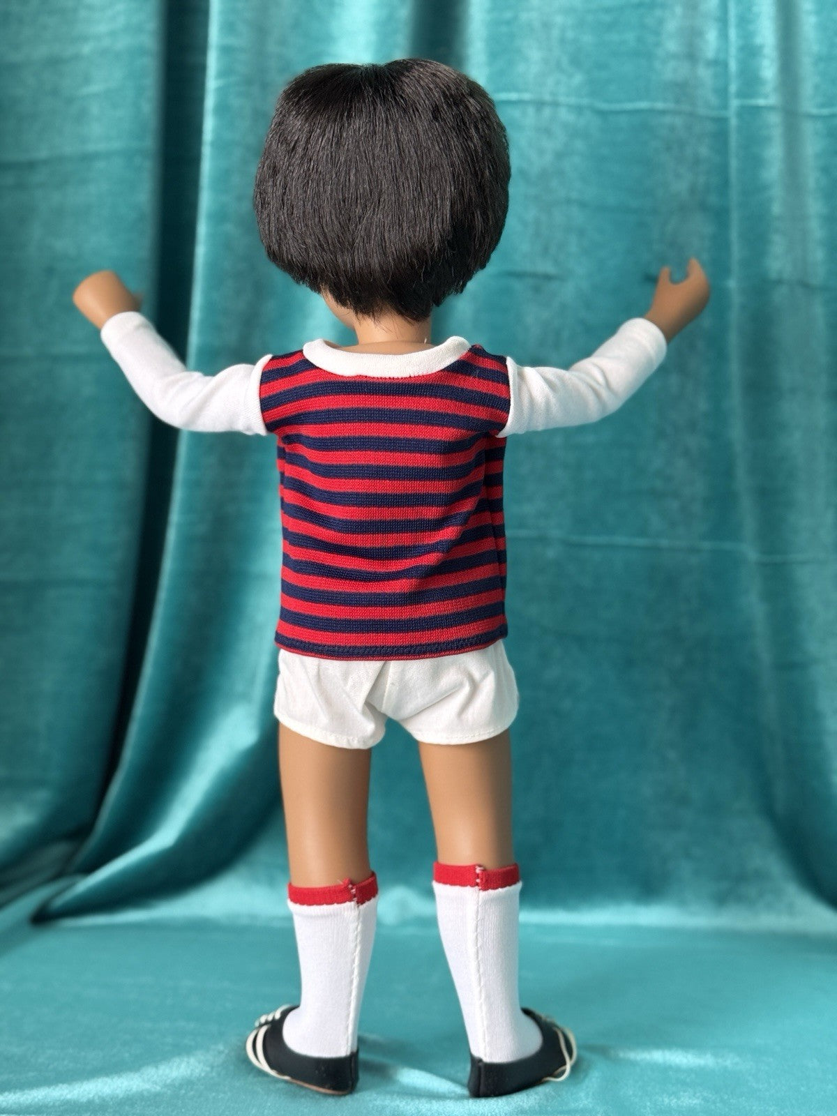 Collectible England Vinyl Sasha 303 Gregor Dark Sport Boy Doll with Box