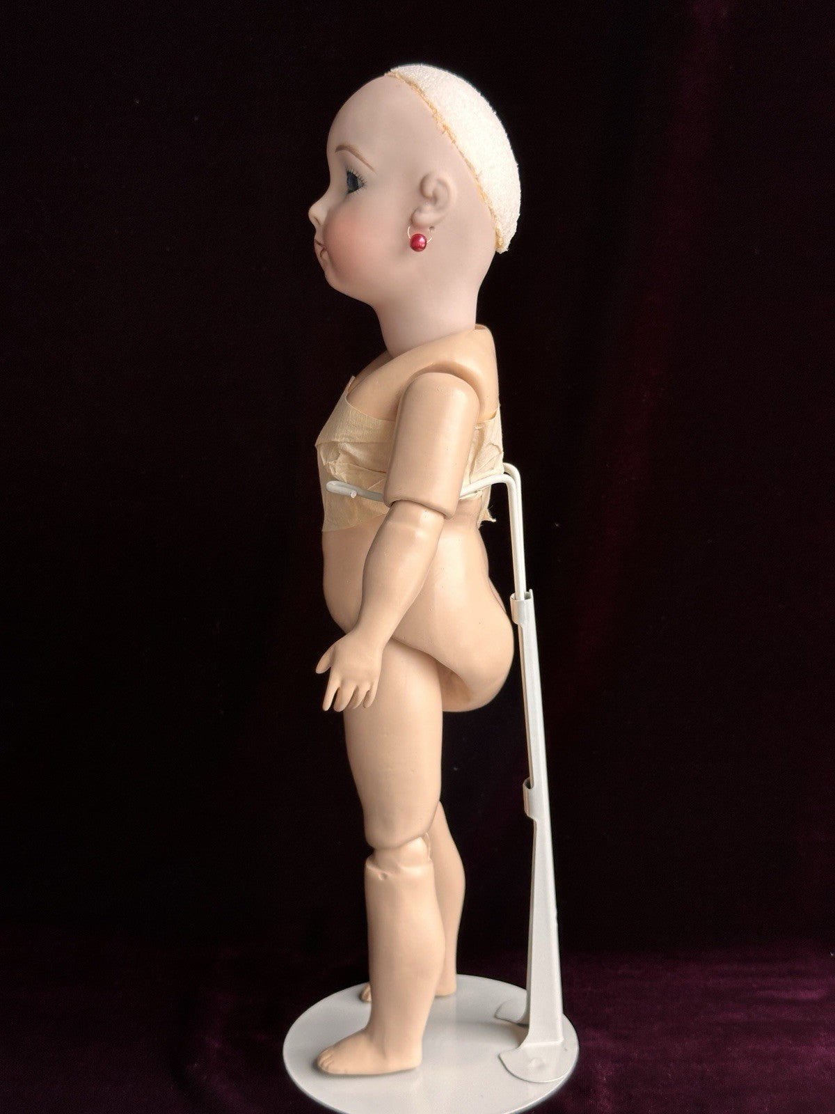 Vintage Lynda Marx Porcelain 15” Reproduction of Antique French Bru Jne Doll