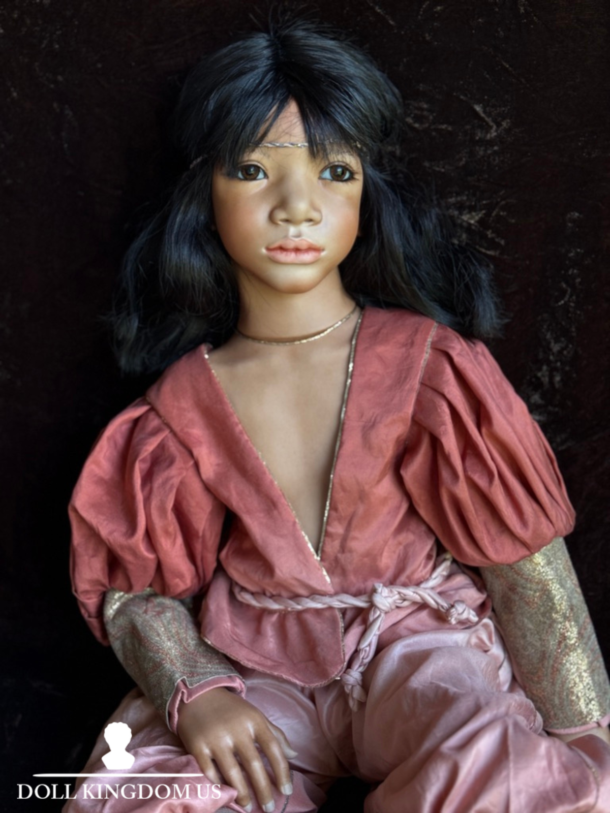 Rare Lifelike Annette Himstedt 29” Porcelain Doll Jondal New in Box LE 70
