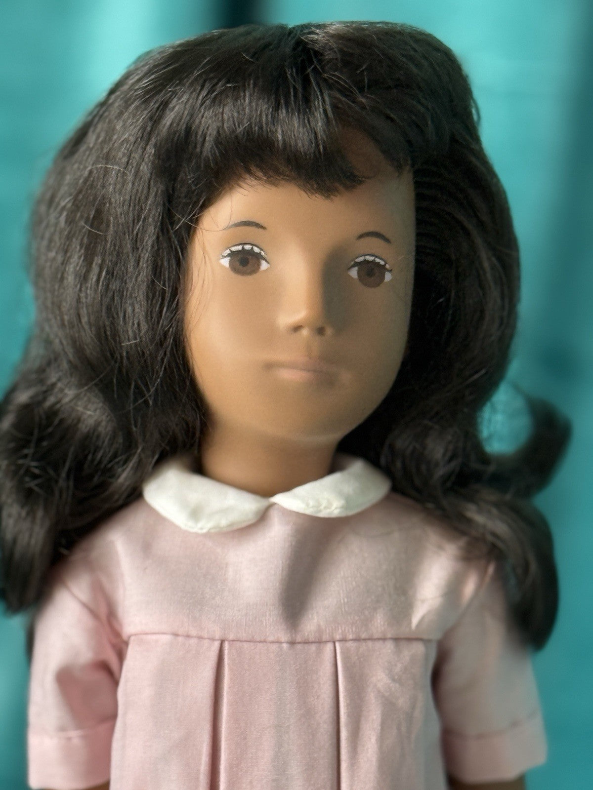 Collectible England Vinyl Sasha Brunette Pink Dress 103 Girl Doll with Box/Tag