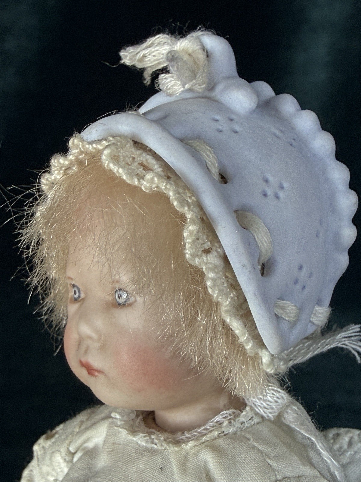 Rare All Porcelain Annette  Himstedt 5” Doll “Mili” Winzlingen Collection