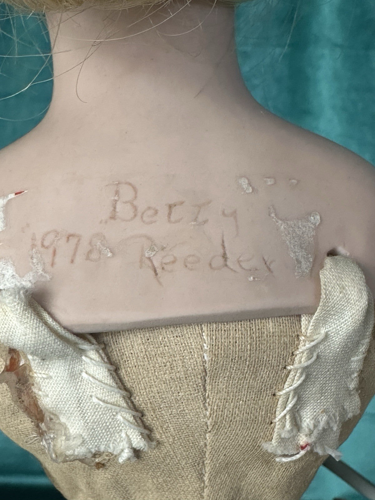 Vintage 1970’s Reproduction of Antique German Kestner Gibson Girl 15” Doll