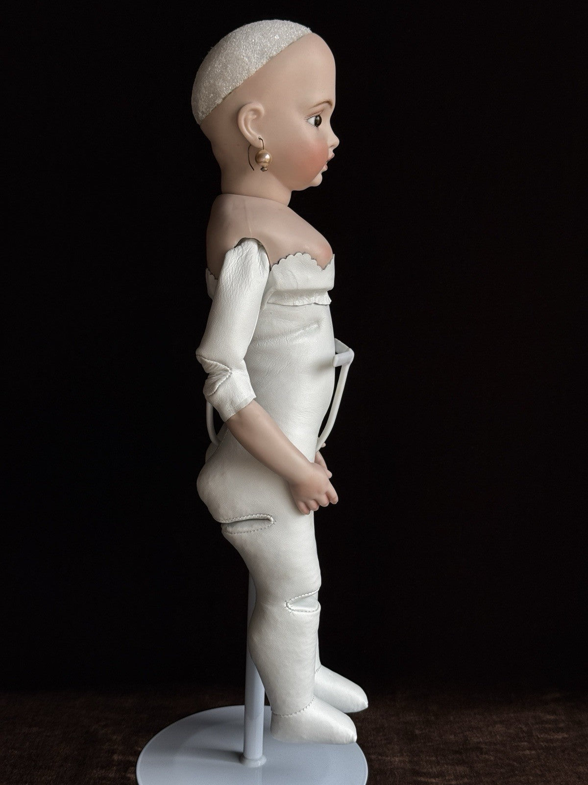 Porcelain 18” Reproduction of Antique French Bru Circle Dot Doll by Mimi