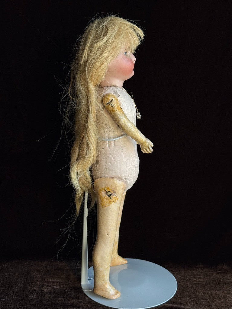 Antique French 18.5” SFBJ 60 Bisque Head Doll
