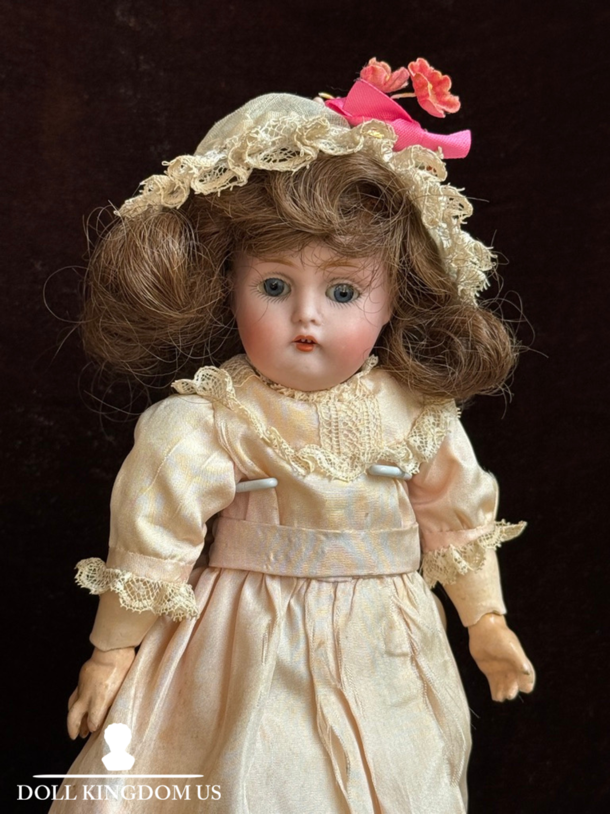 Rare Antique German 7.5” Kestner 155 Miniature Bisque Head Doll