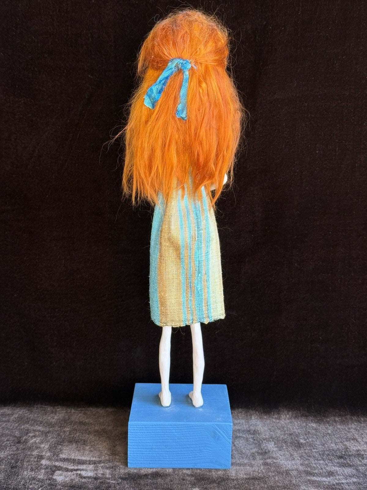 OOAK Artist 13” Mixed Media Paper Clay Doll by Barbara Lee Bosco
