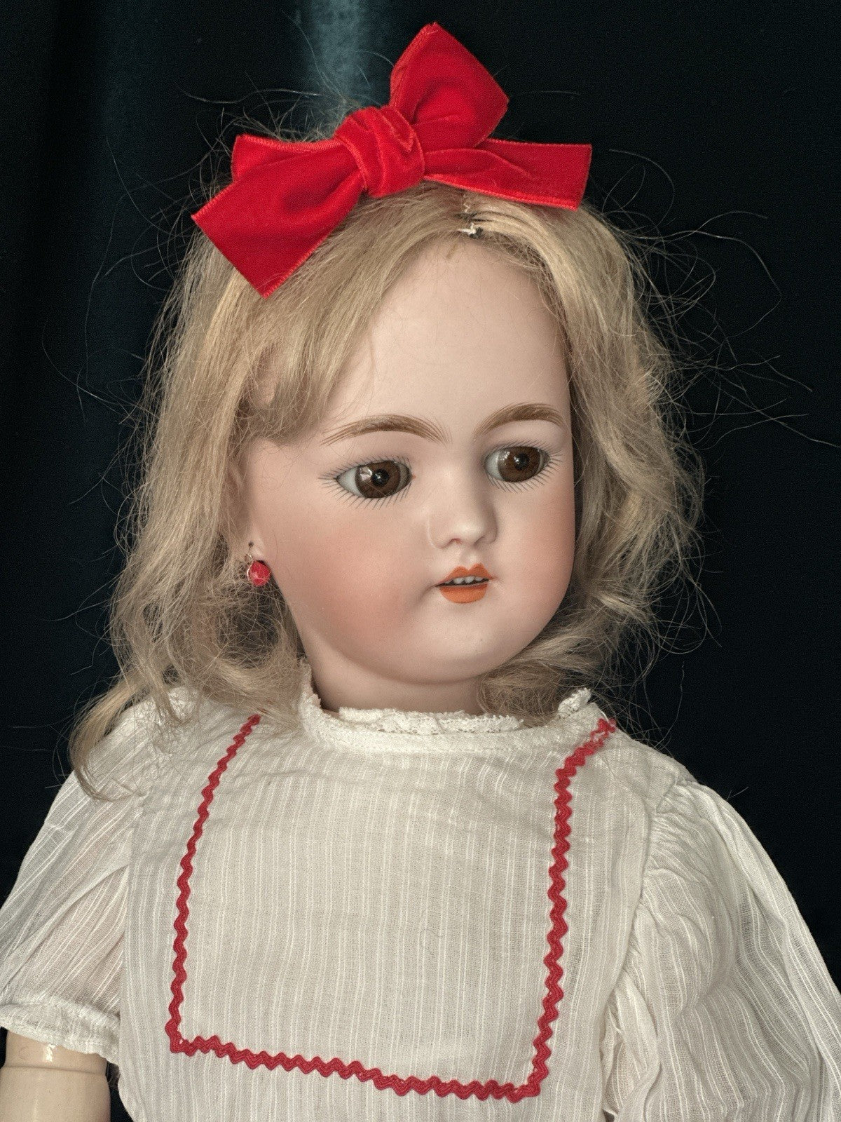 Antique German Simon Halbig Mold 1078 19” Doll Bisque Head Composition Body