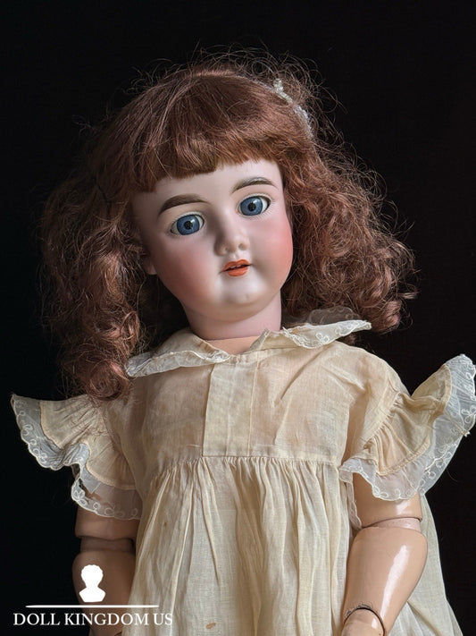 Large Antique German 27” Armand Marseille 390 Bisque Head Doll