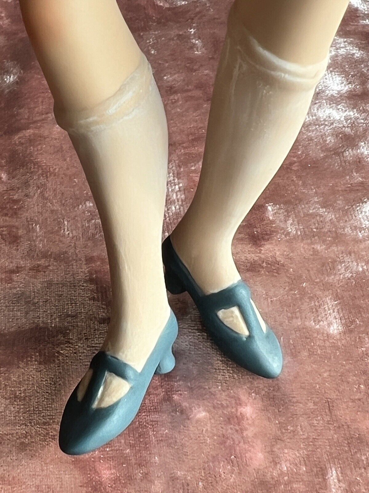 2 All Porcelain UFDC Artist Dolls by Sandra Justiss Flapper Style Swimmers