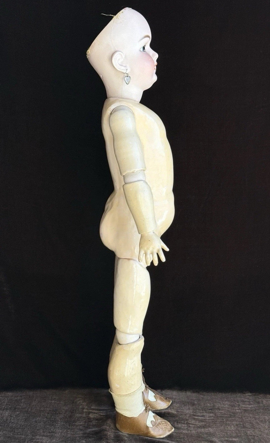 Large Antique German 28” Heinrich  Handwerck 99 DEP Bisque Head Doll