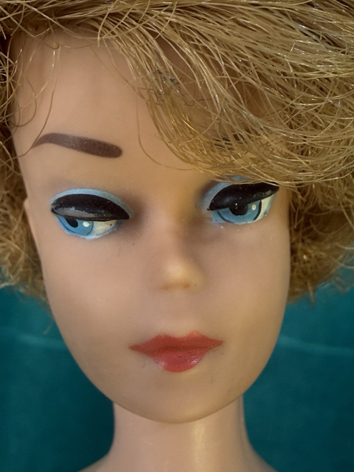 Early Mattel Vintage Blonde Bubblecut Midge Barbie Doll Tagged Outfit