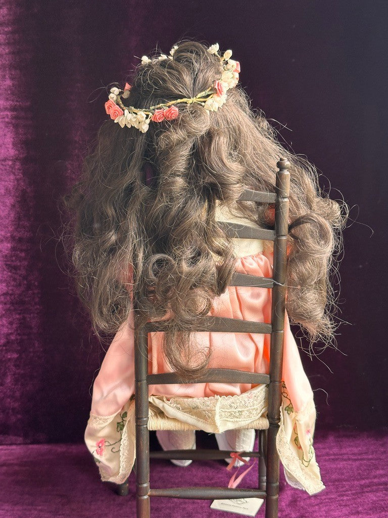 Collectible OOAK Porcelain Doll by Artist Madelaine Nell St. Clair with Tag
