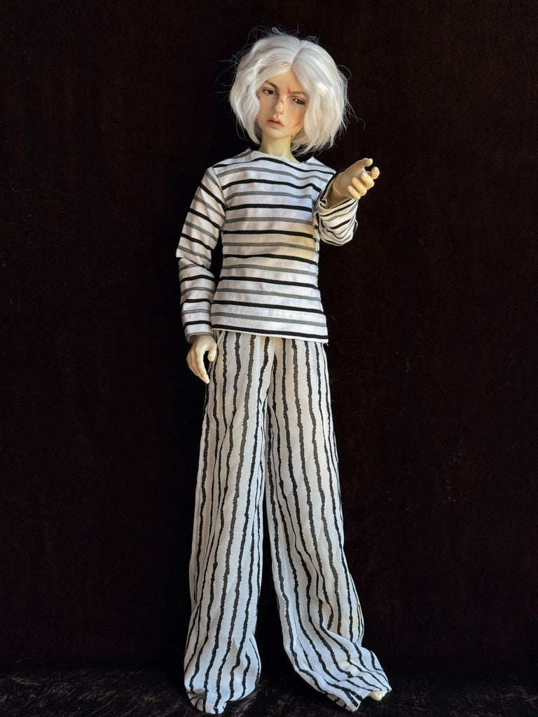 RaMcube SD 24" BJD Fantasy Character Prisoner Male Doll Full Set Face-up Dressed