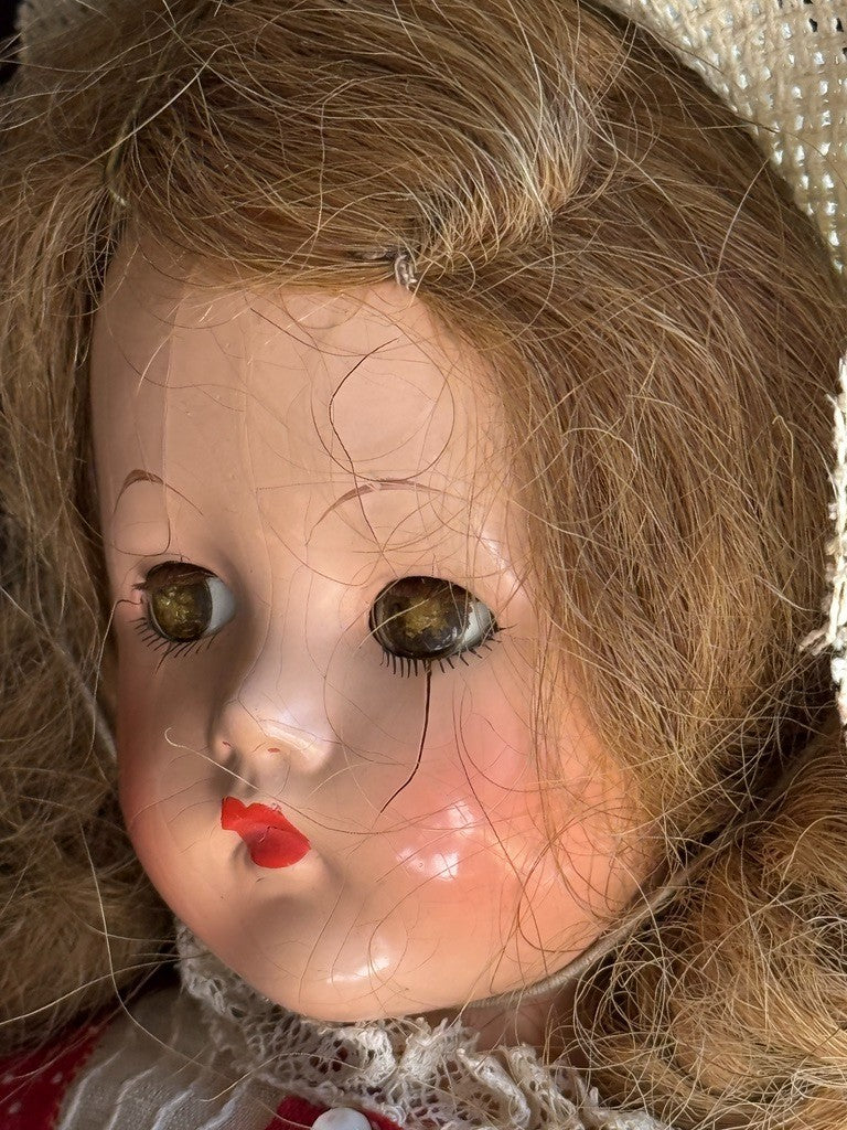 Vintage Effanbee 14" Composition Suzanne Doll with Original Tag