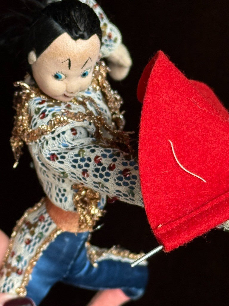 Vintage Collectible Spanish Roldan Klumpe Matador Bullfighter Doll