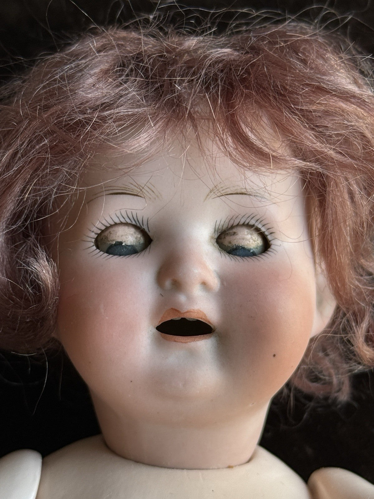 Lot of 2 Antique Bisque Head Baby Dolls Nippon and Koppelsdorf