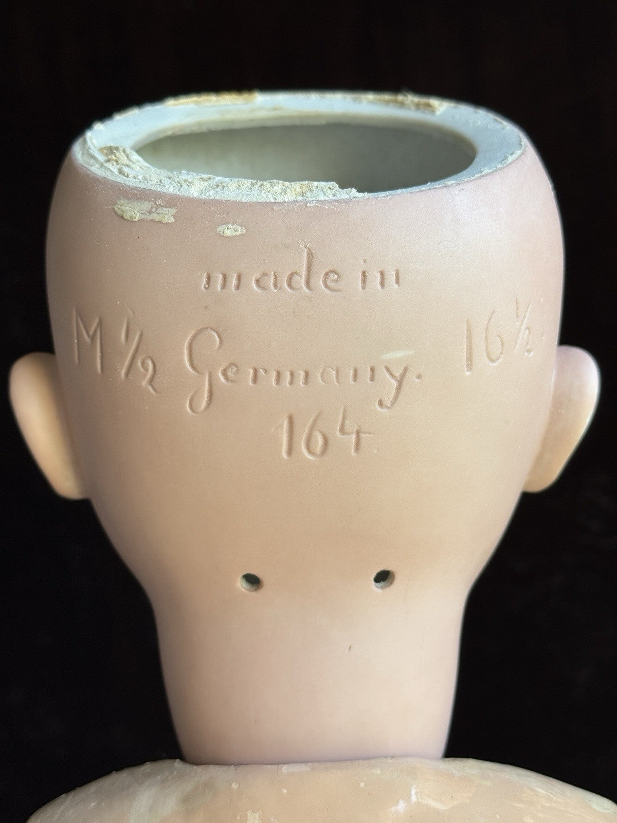 Large Antique German 30” Kestner 164 Bisque Head Doll