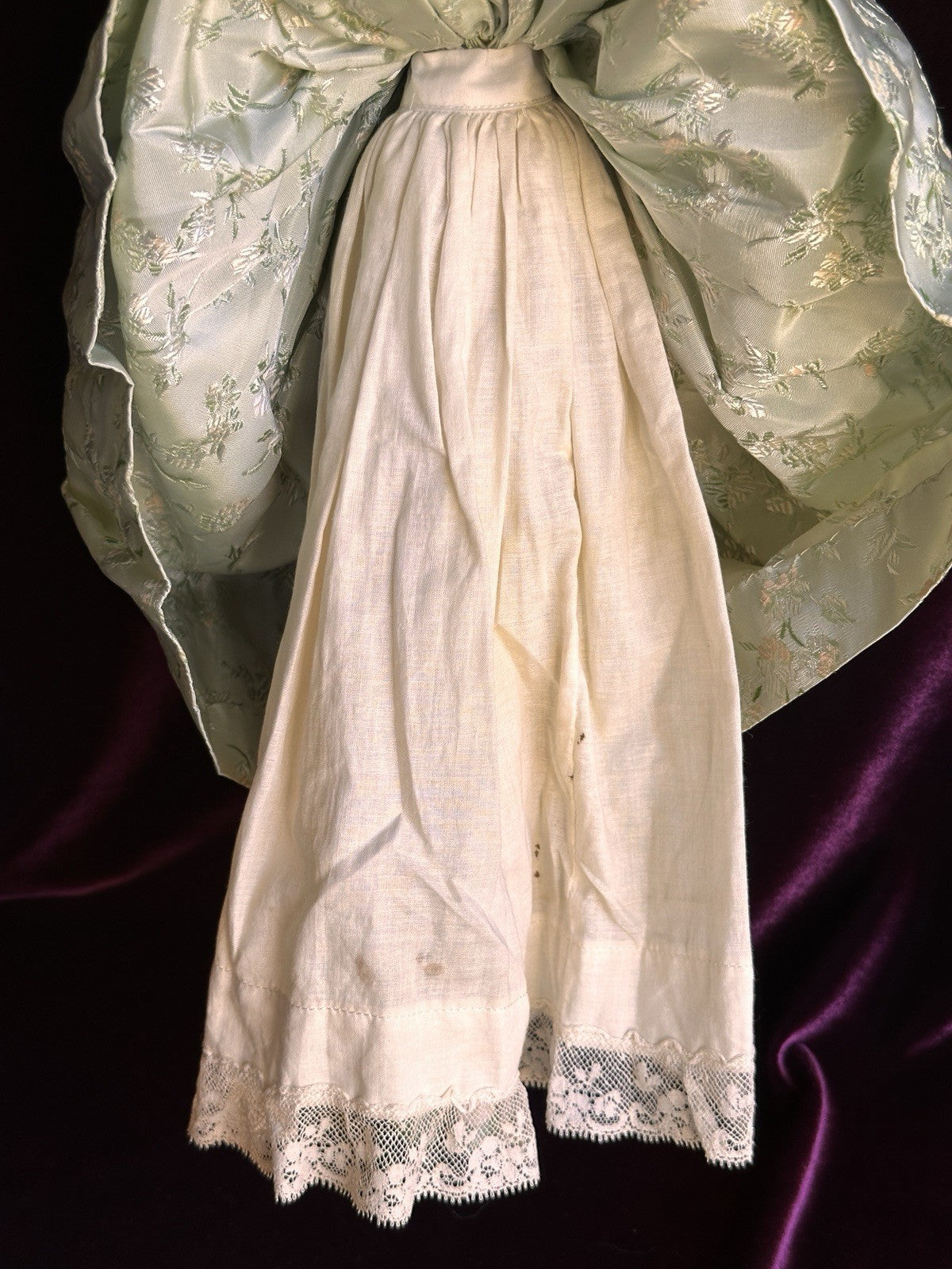 Hand-Carved 16.5” Peg-Jointed Grodnertal Style Wooden Reproduction Doll