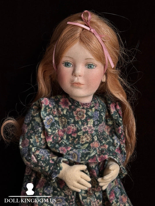 Collectible 16” Maggie lacono Frog Prince Felt Cloth Doll LE 150