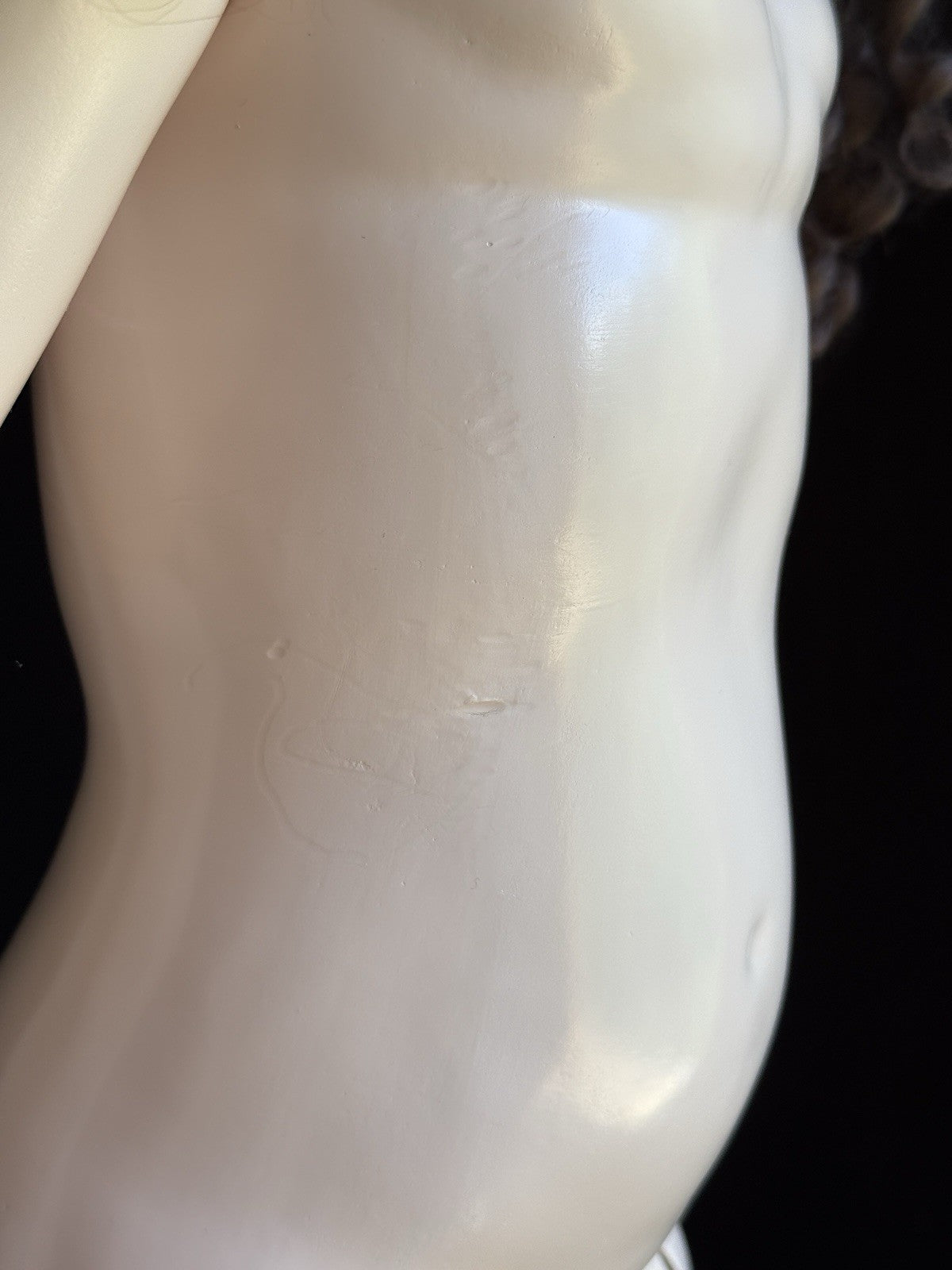 Large Porcelain Compo 28” Repro of Antique French Bru Jne Doll By Jamie Englert