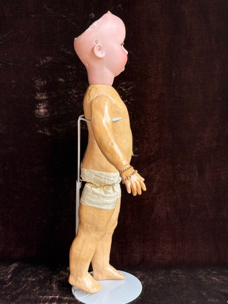 Rare Antique Simon Halbig 1039 Automation Mechanical Flirty Eyes Walking Doll