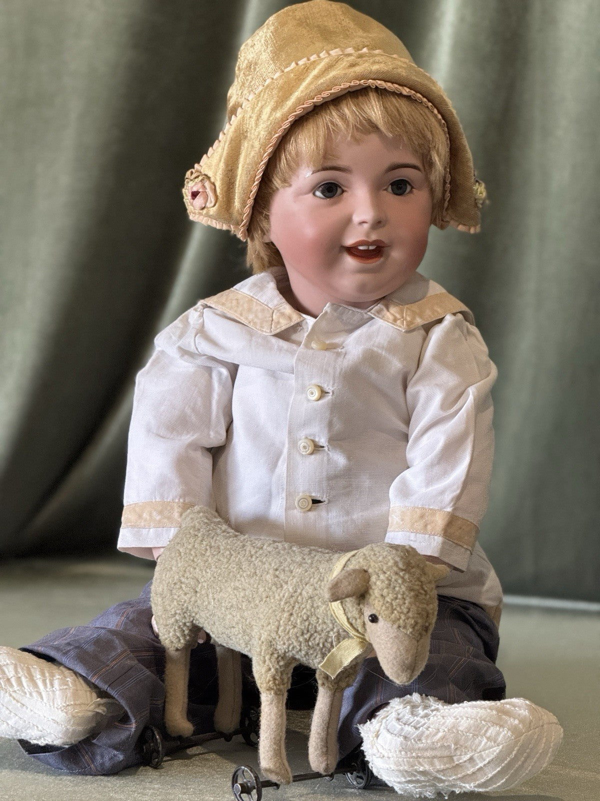 LARGE 26” French SFBJ 236 Laughing Jumeau Character Bisque Toddler Doll
