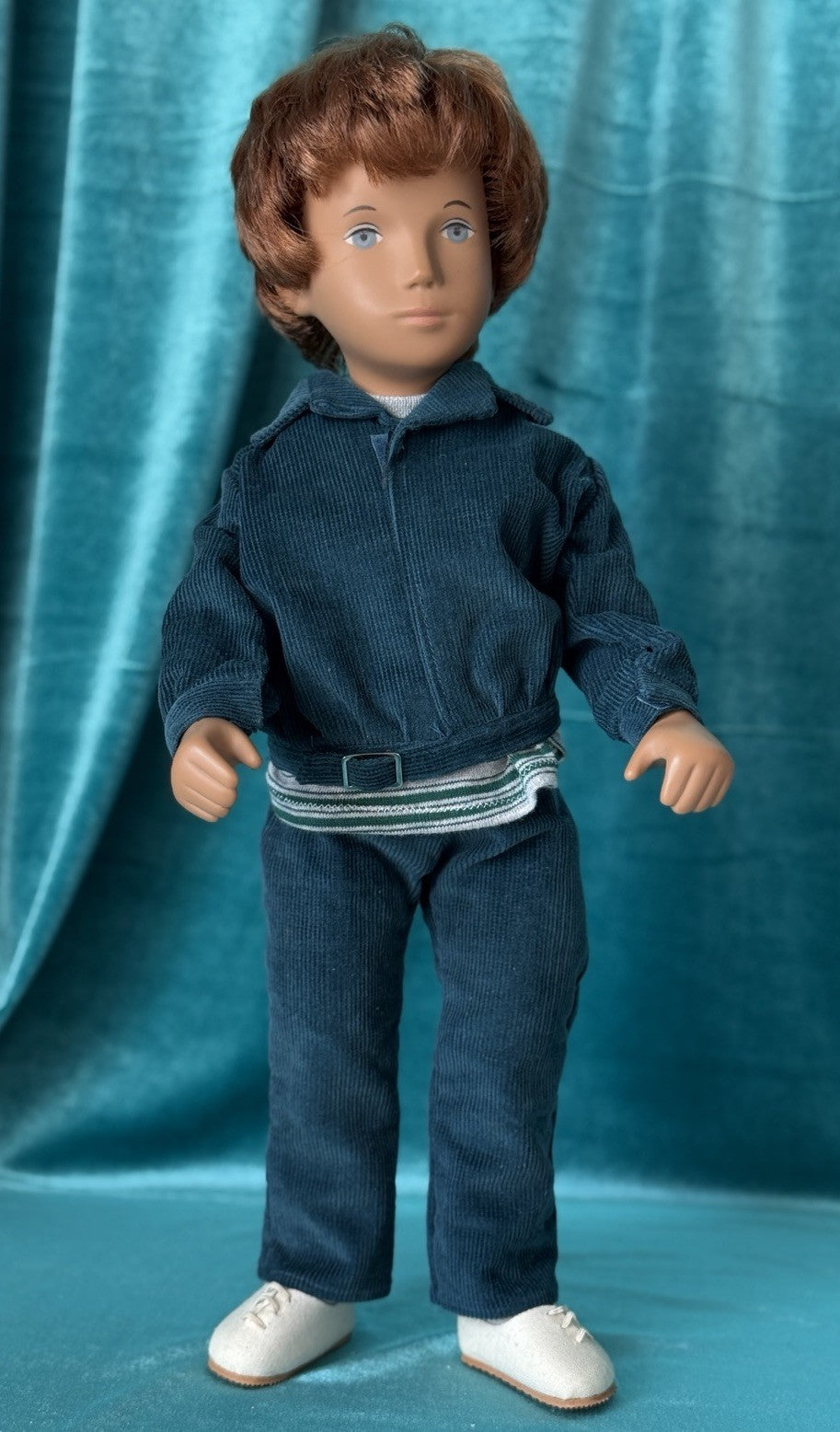 Collectible England Vinyl Sasha 312S Gregor Redhead Cord Boy Doll