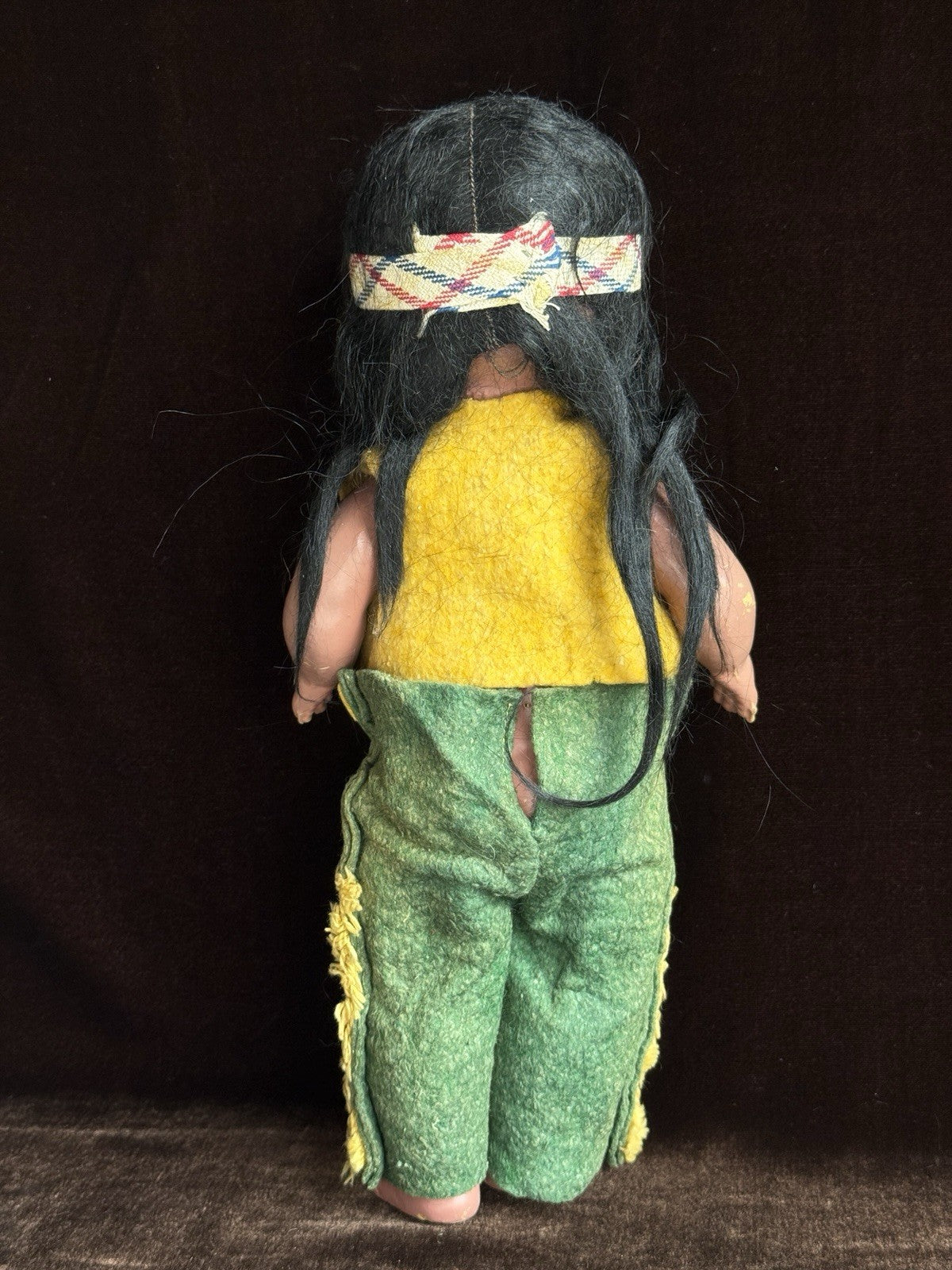 Vintage Reliable 12.5" Composition Indian Native American Doll
