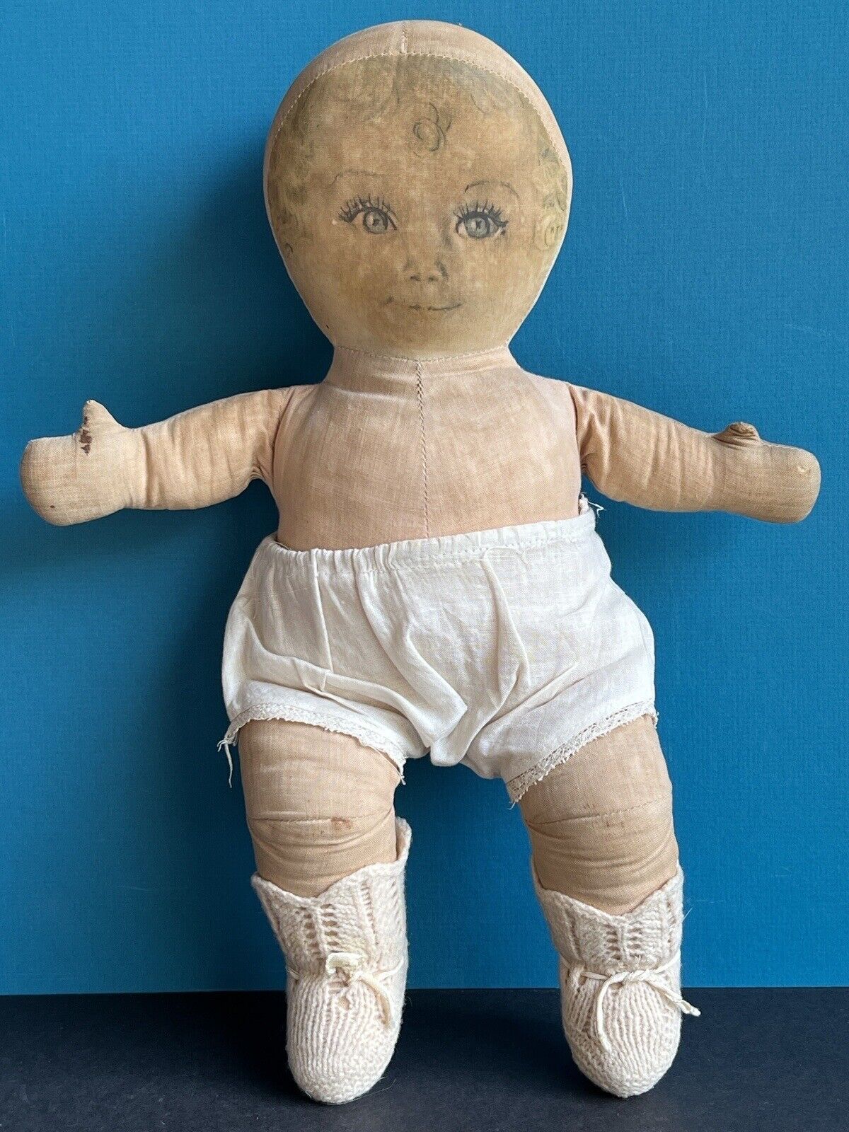 Antique American Cloth “Sweets” Doll by Maude Tousey Fangel Georgene Novelties