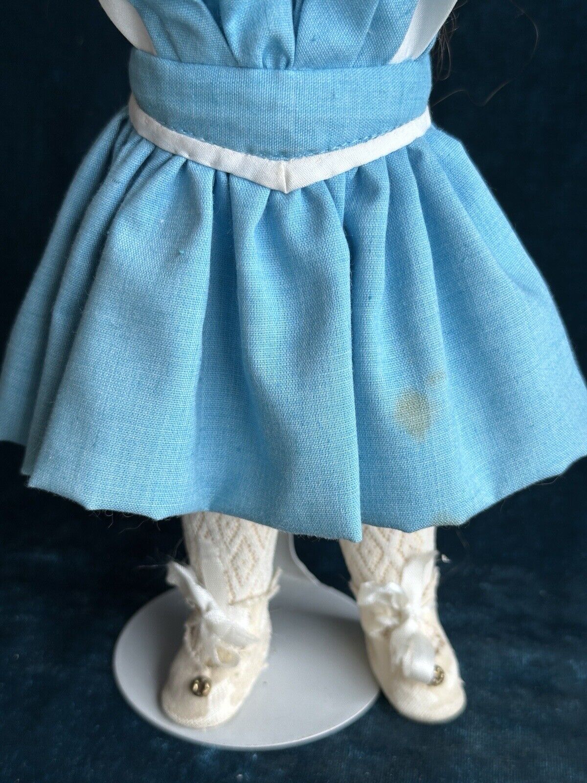 Antique German 12.5” Max Rader or Recknagel R DEP X Bisque Head Doll
