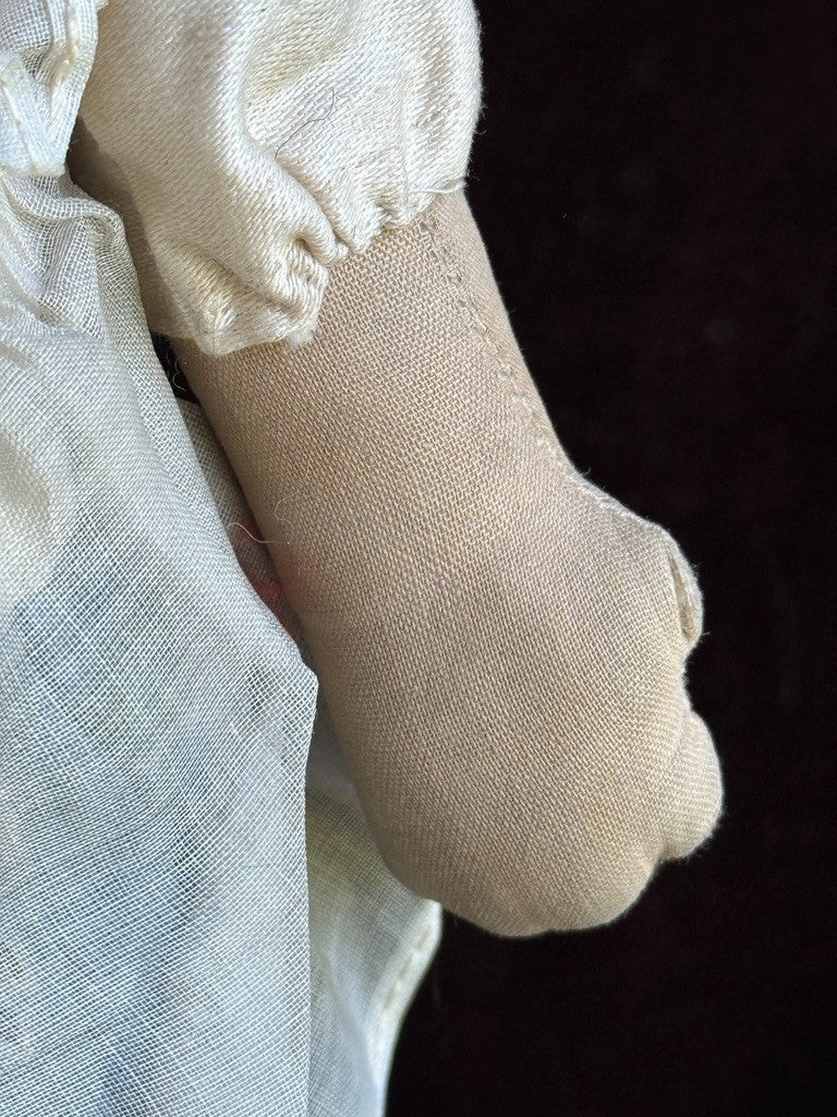 Lot of 3 Collectible Vintage European Cloth Face Mask Dolls