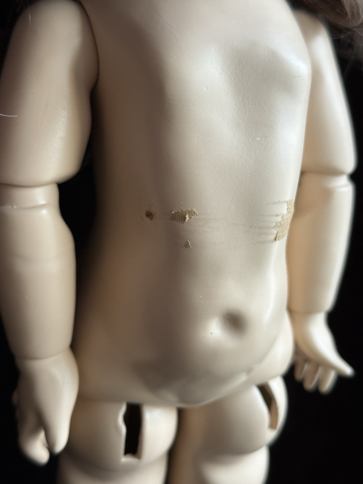 Vintage Lynda & Alan Marx Porcelain 15” Repro of Antique French Thuillier Doll