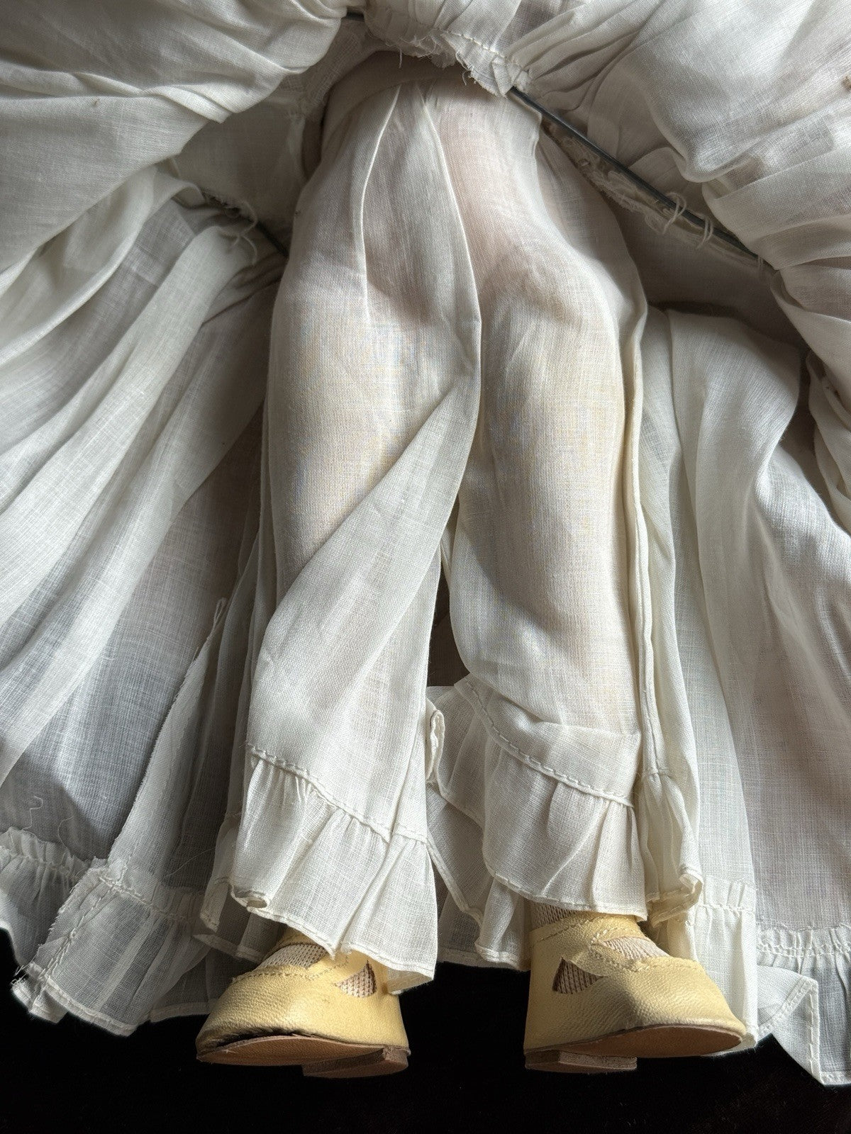 Vintage Effanbee 15.5” Composition Anne Shirley Colonial Prosperity 1711 Doll