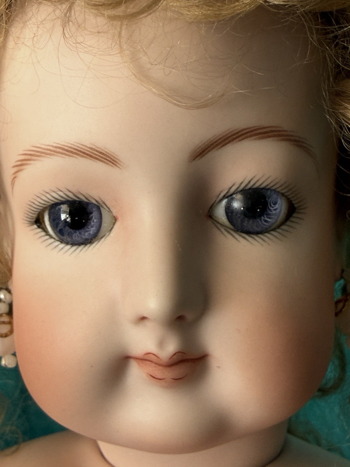 Vintage Artist Porcelain 20” Reproduction of Antique French Fashion FG Doll