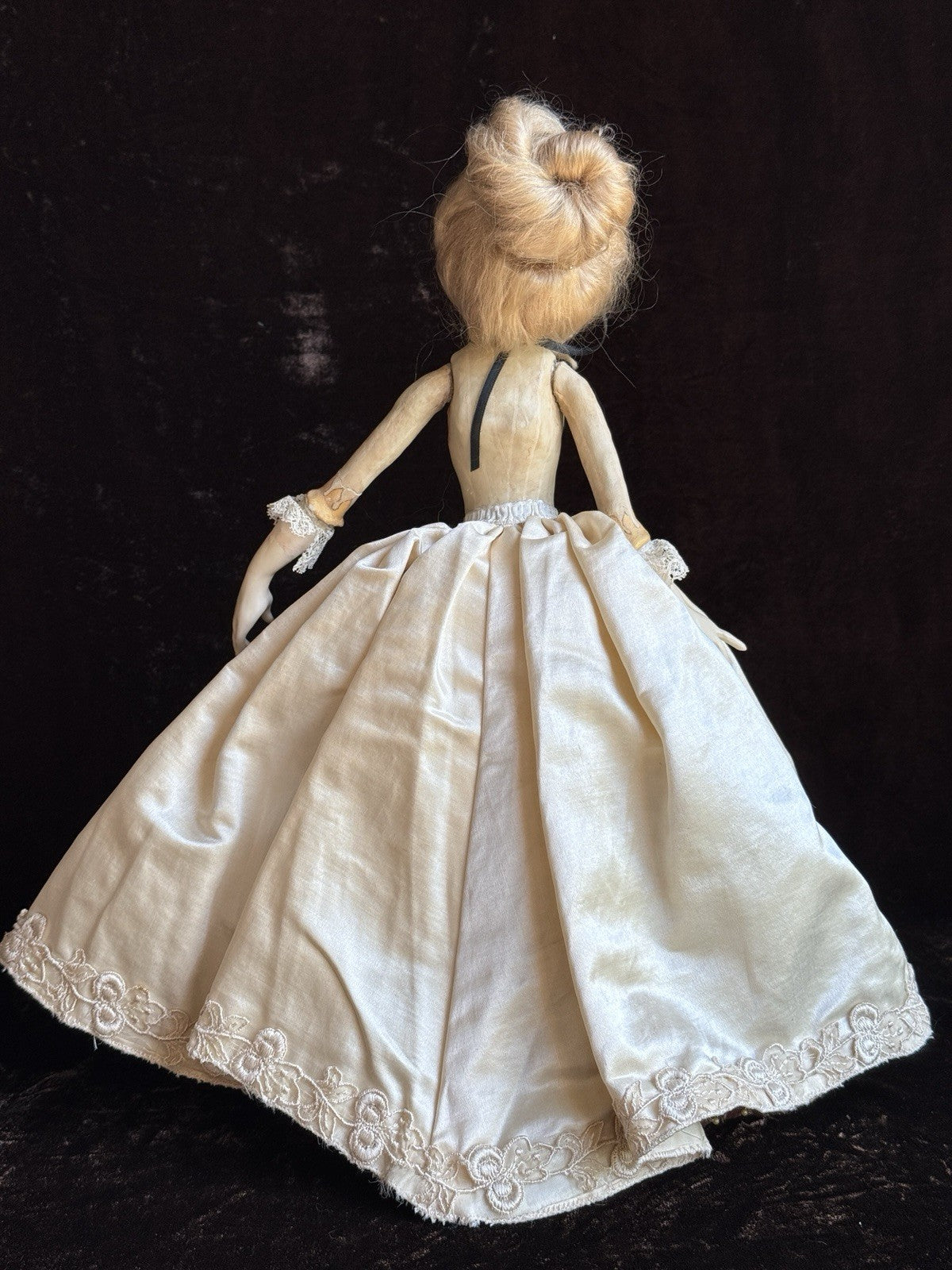 OOAK Collectible 14.5” Judith & Lucia Friedericy Wax Over Porcelain Doll