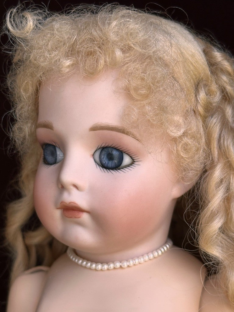 Vintage Lynda Marx Porcelain 15” Reproduction of Antique French Bru Jne Doll