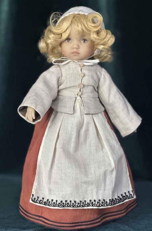 Boneka Dianna Effner Tuesday’s Child Doll “Grietje” 10” Vinyl 09 UFDC Event Doll