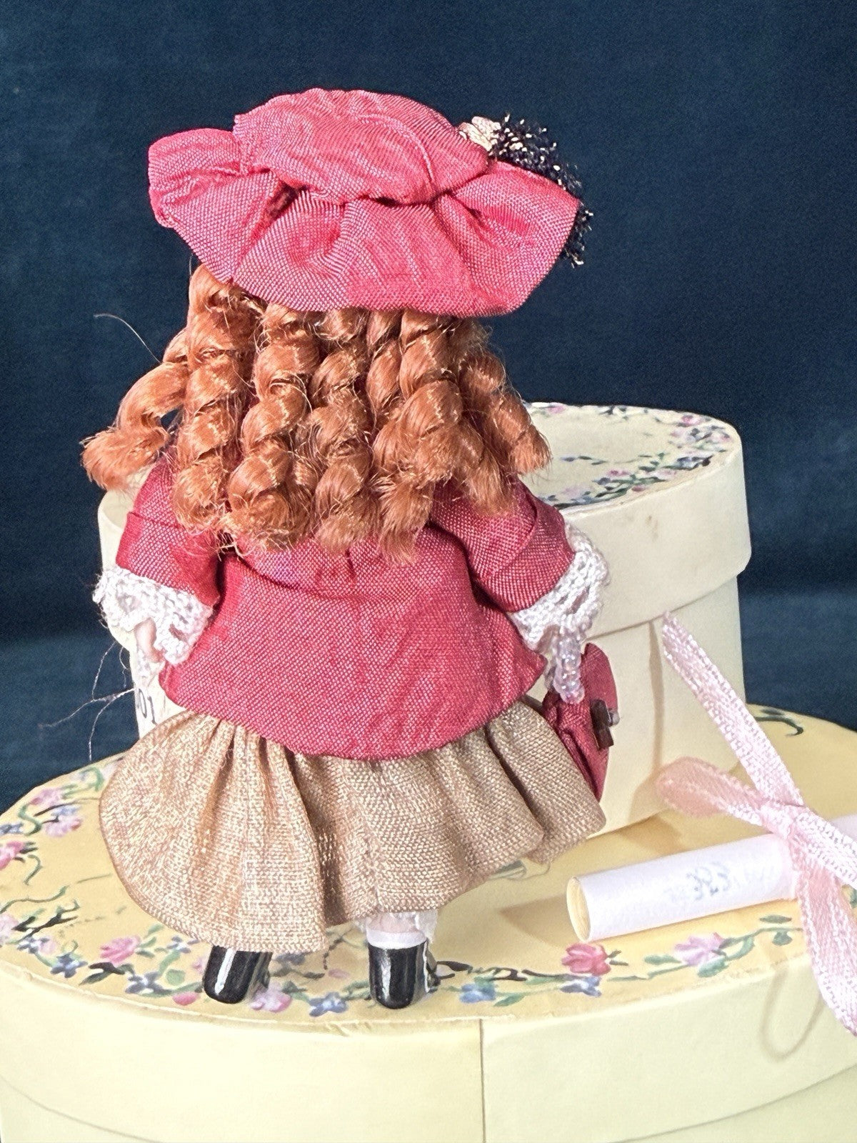 Lot Of 3 Artist Miniature Porcelain Dolls The Palmary Collection Three Heart