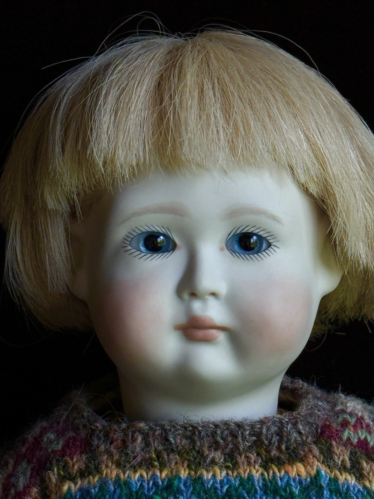 Rare Collectible 17” Wooden/Porcelain Lynne & Michael Roche Freddy LE Boy Doll