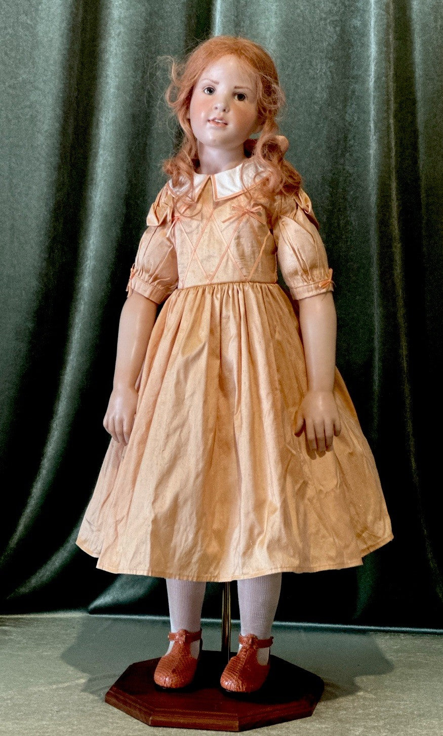 Artist Hildegard Gunzel Wax Over Porcelain 34” Doll “Sabrina” LE 25 Box