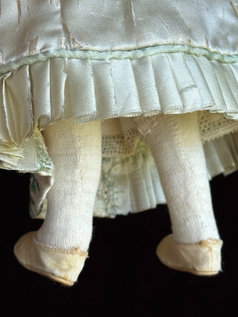 Antique German 14.5” Kister Madame Vignee-LeBrun Porcelain China Head Doll