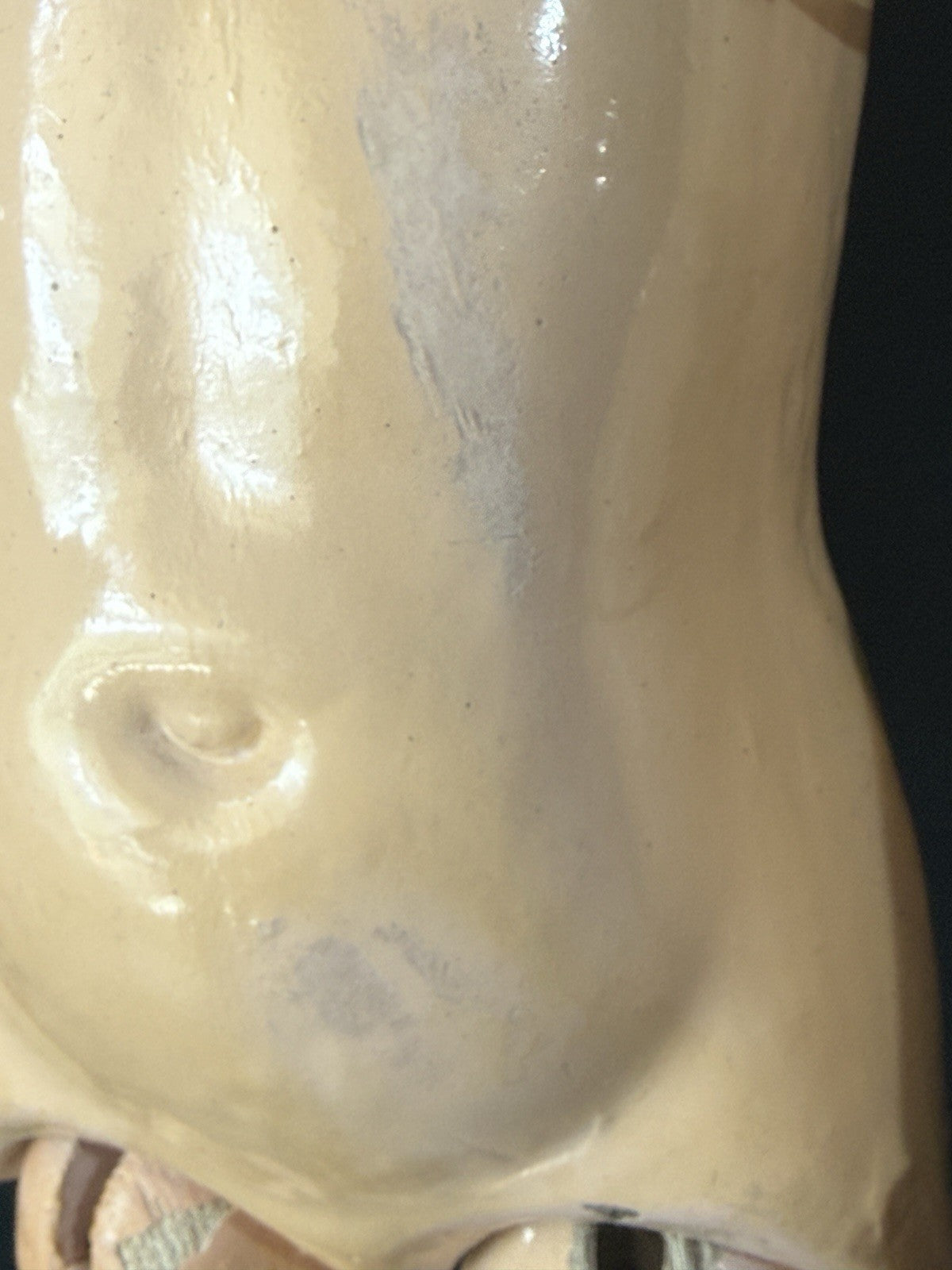 Antique German Queen Louise Doll Bisque Head Composition Body 24” Doll