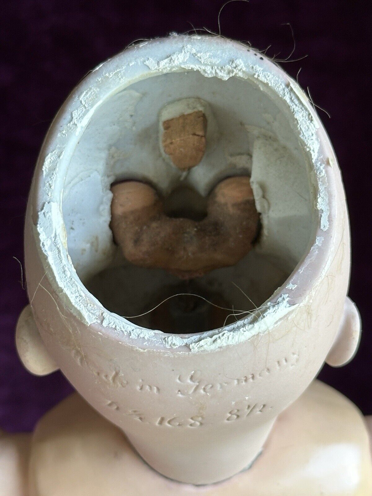 Antique German 20” Kestner 168 Bisque Head Gipsy Doll