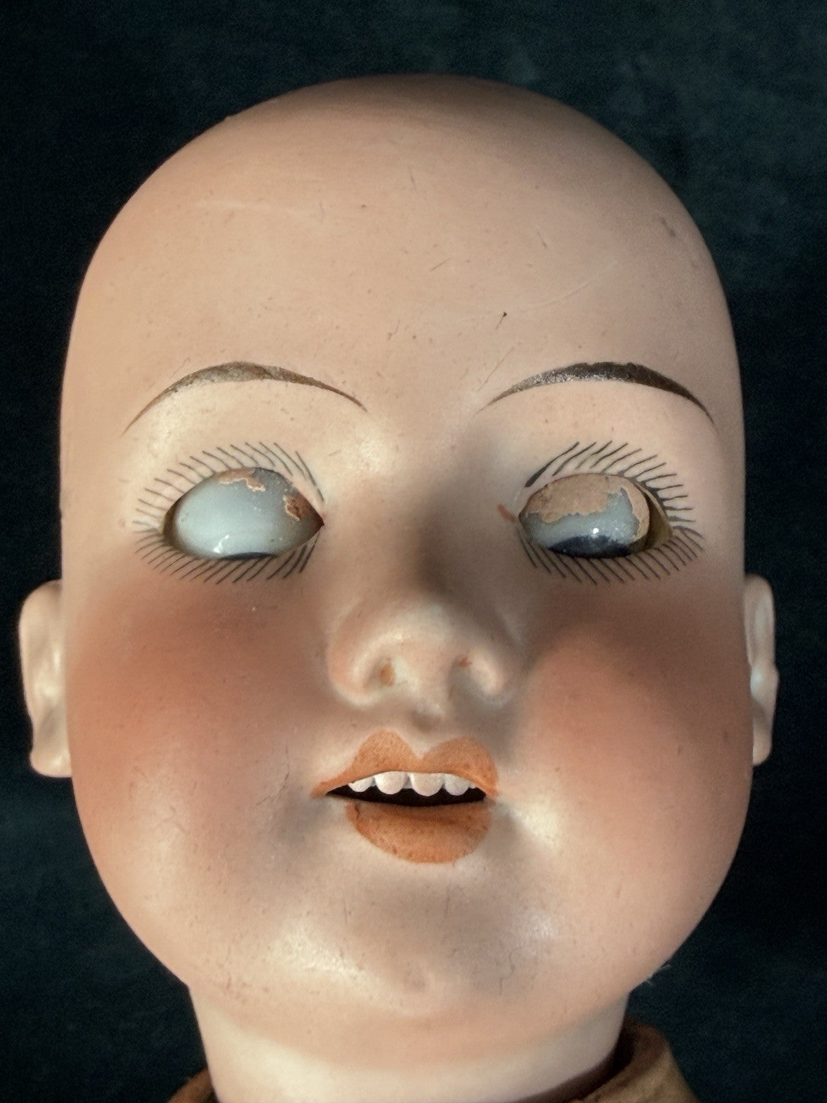 Antique German Armand Marseille DRGM 13.5” Doll Bisque Head Composition Body