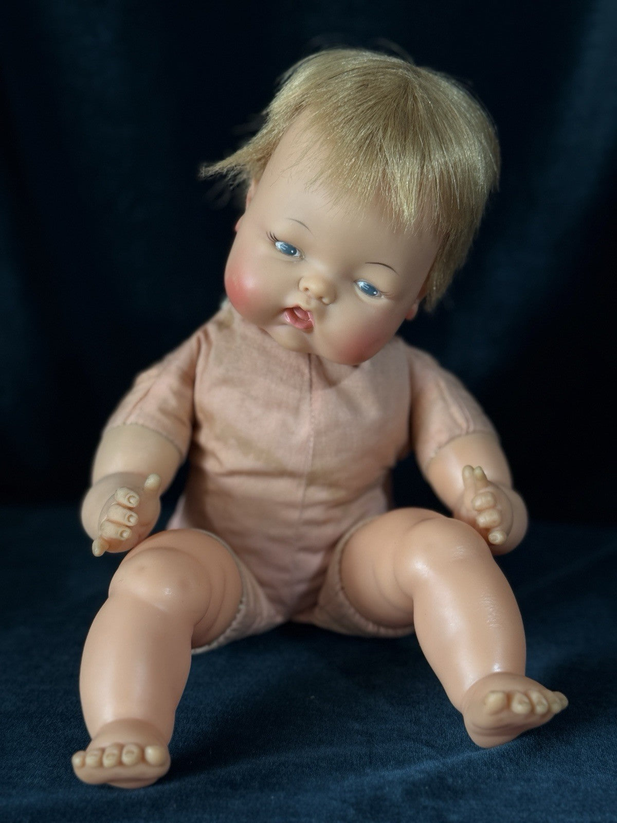 Vintage 1960’s Ideal Thumbelina 14” Doll Working Mechanism Box/Tagged Dress