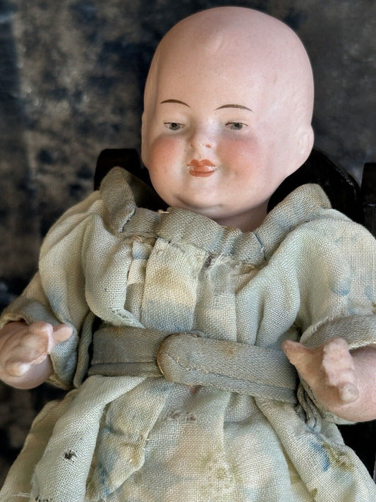 Unidentified All Bisque Antique German Marked 172 Kammer Reinhardt (?) Baby Doll