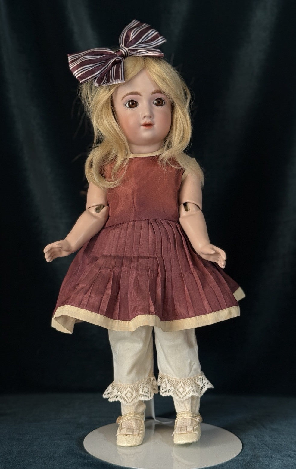 Vintage Reproduction of Antique French Andre Thuillier A.11.T. 16” Doll